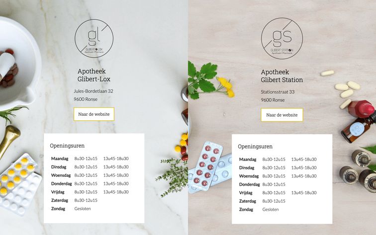 Selectie van filiaal